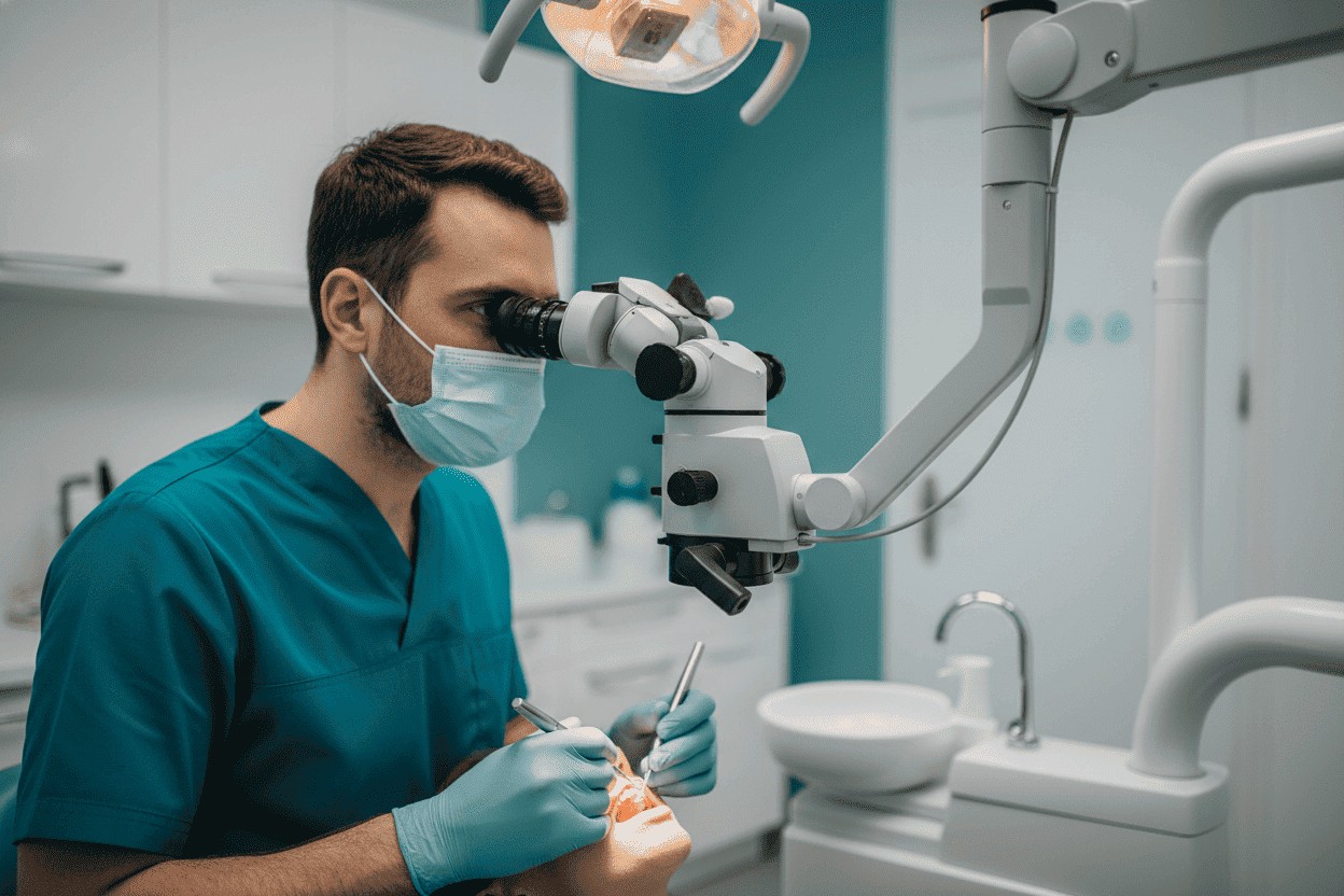 В каких случаях не обойтись без лечения зубов под микроскопом?